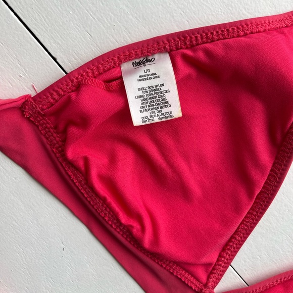 Mossimo Target Hot Pink Bikini L/S - Picture 5 of 10